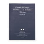 Conrado del Campo: Cuarteto n.º 1 en Re menor "Oriental" | 03345 | Tienda - Fundación Juan March