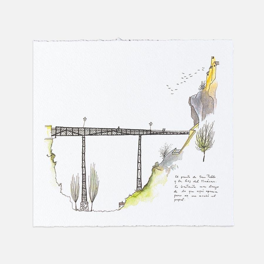 El puente de San Pedro, Cuenca | 03646 | Fernando Zóbel | Tienda - Fundación Juan March