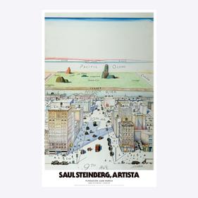 Vista del mundo desde de la novena avenida, 1976 | 03699 | Saul Steinberg | Tienda - Fundación Juan March