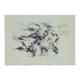 Colores dominantes: un violeta oscuro, muy intenso, y verde veronés. | 06686 | Tienda - Fundación Juan March