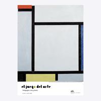 Piet Mondrian: Composición con rojo, azul, negro, amarillo y gris | 03221 | Plet Mondrian | Tienda - Fundación Juan March